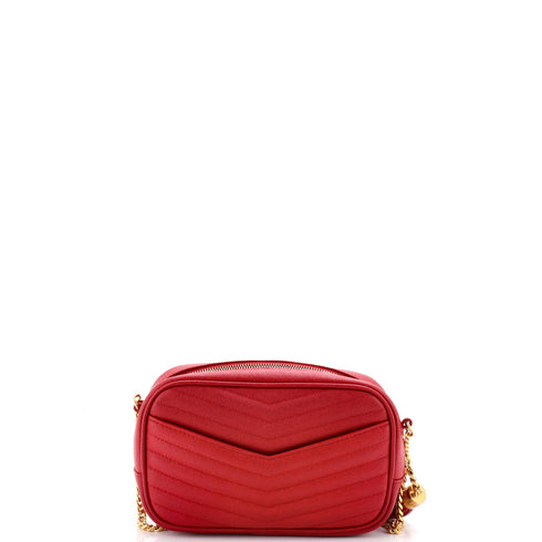 Lou Camera Bag Matelasse Chevron Leather Mini