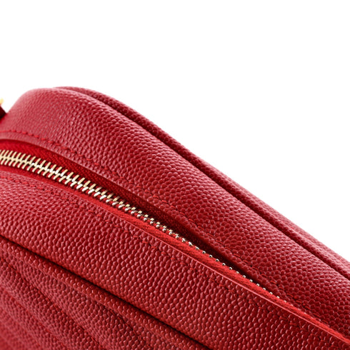 Lou Camera Bag Matelasse Chevron Leather Mini