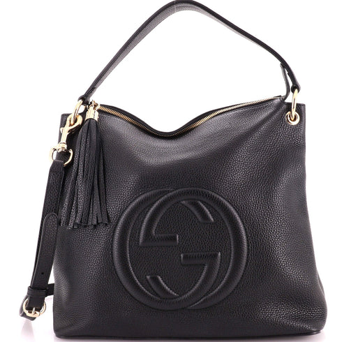 Soho Convertible Hobo Leather Large