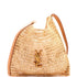 Oxalis Shoulder Bag Raffia Crochet with Leather