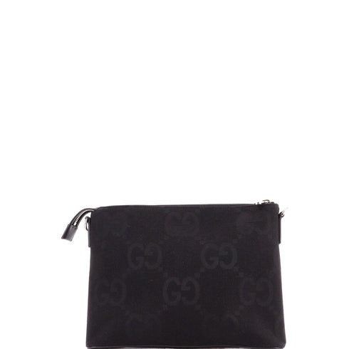 Zip Messenger Bag Jumbo GG Canvas