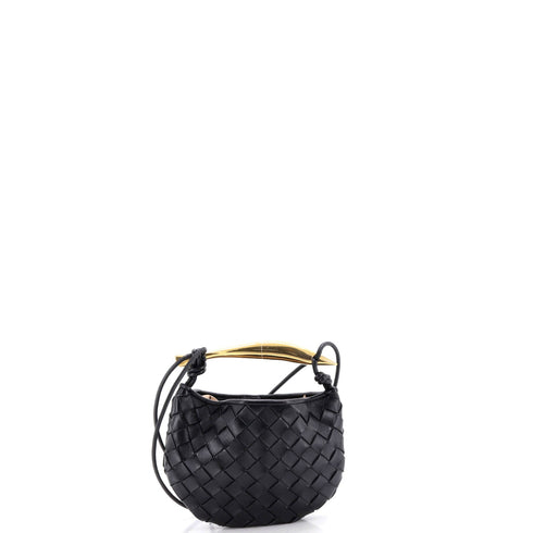 Sardine Top Handle Bag Intrecciato Nappa Mini