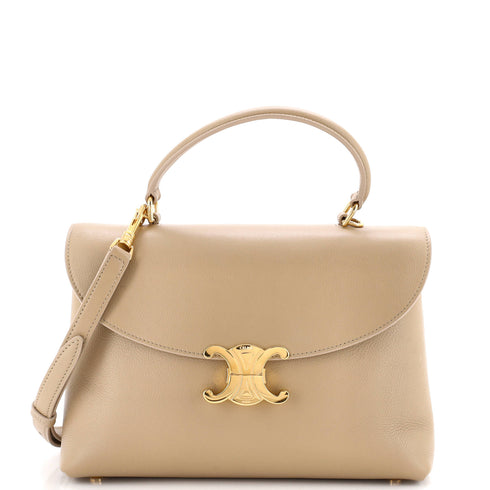 Nino Top Handle Bag Leather Medium