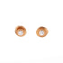 d'Amour Stud Earrings 18K Rose Gold with Diamonds Medium