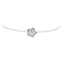 Lotus Openwork Bracelet 18K White Gold with Diamonds Mini