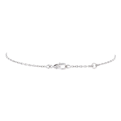 Lotus Openwork Bracelet 18K White Gold with Diamonds Mini