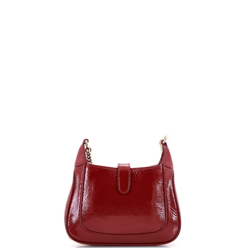 Jackie Notte Chain Hobo Patent Mini