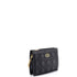 Caro Zipped Pouch With Chain Cannage Quilt Leather