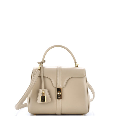 16 Top Handle Bag Smooth Calfskin Small