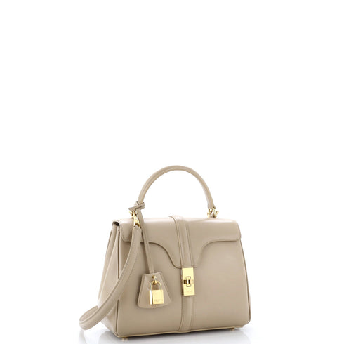 16 Top Handle Bag Smooth Calfskin Small