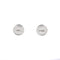 Love Stud Earrings 18K White Gold