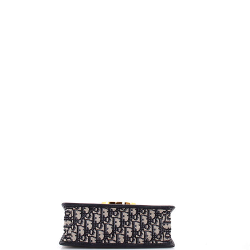 30 Montaigne Chain Flap Bag Oblique Canvas East West