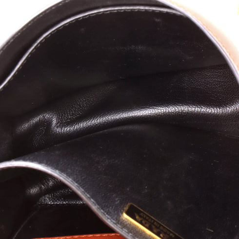 Cahier Crossbody Bag Leather and Saffiano Leather Small