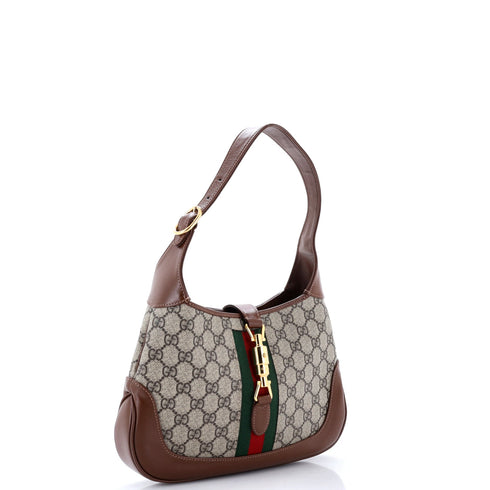 Jackie 1961 Hobo GG Coated Canvas Small