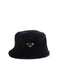 Logo Bucket Hat Faux Fur