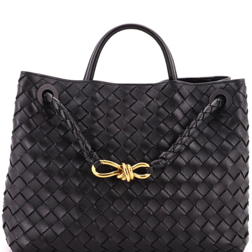 Andiamo Top Handle Bag Intrecciato Nappa Medium