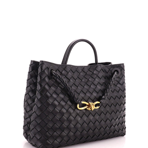 Andiamo Top Handle Bag Intrecciato Nappa Medium