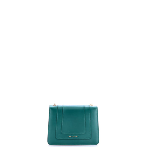 Serpenti Forever Square Shoulder Bag Leather Small