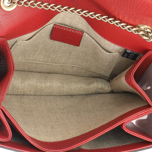 Interlocking Shoulder Bag Leather Small