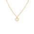 Sweet Alhambra Pendant Necklace 18K Yellow Gold and Mother of Pearl