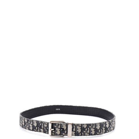 Signature Buckle Belt Oblique Canvas Medium 95