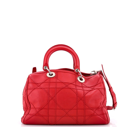 Granville Polochon Handbag Cannage Quilt Leather Medium