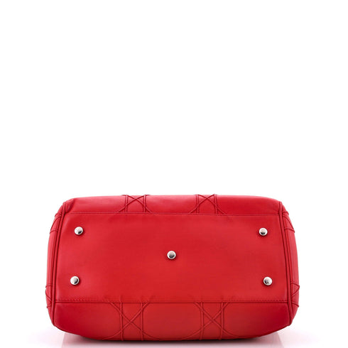 Granville Polochon Handbag Cannage Quilt Leather Medium