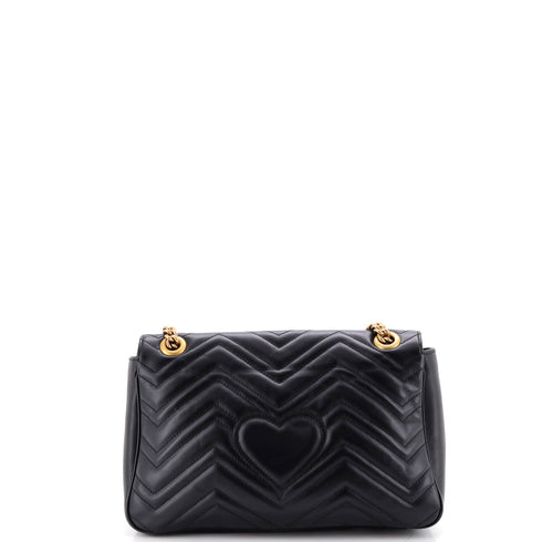 GG Marmont Flap Bag Matelasse Leather Medium