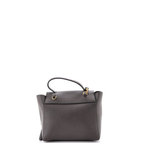 Belt Bag Textured Leather Nano