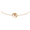 Amulette de Cartier Bracelet 18K Yellow Gold with Diamond and Mother of Pearl XS