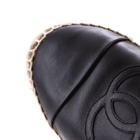 Women's CC Cap Toe Espadrilles Leather