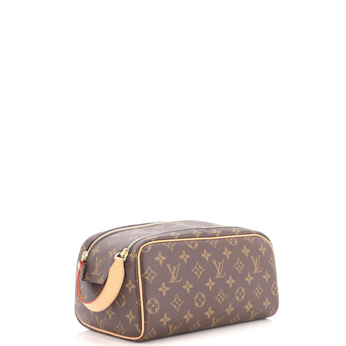 Dopp Kit Toiletry Pouch Monogram Canvas