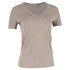Women's Alexander Wang Scoop Neck T-Shirt Pocket in Brown Cotton