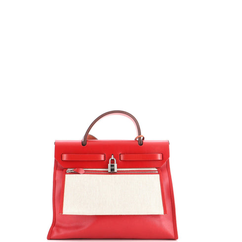 Herbag Zip Berline Vache Canvas and Leather 31