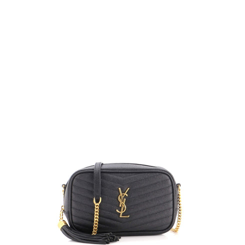 Lou Camera Bag Matelasse Chevron Leather Mini