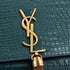Classic Monogram Tassel Crossbody Bag Crocodile Embossed Leather Medium
