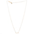 T Smile Pendant Necklace 18K Rose Gold with Diamonds Mini