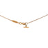 T Smile Pendant Necklace 18K Rose Gold with Diamonds Mini