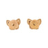 Sweet Alhambra Butterfly Stud Earrings 18K Yellow Gold and Mother of Pearl