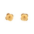 Sweet Alhambra Stud Earrings 18K Yellow Gold and Onyx