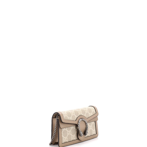 Dionysus Bag GG Coated Canvas with Leather Super Mini