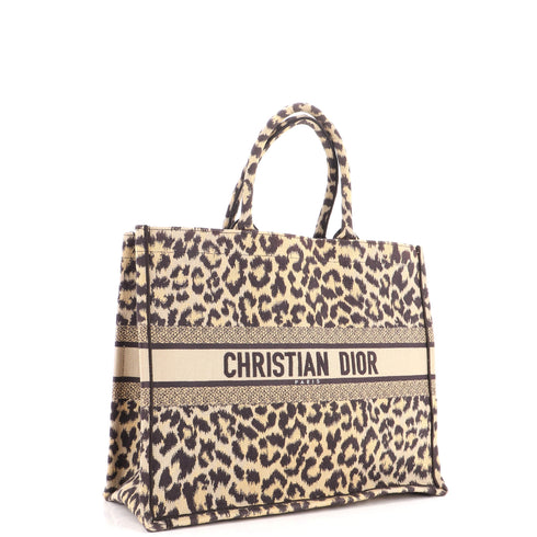 Book Tote Mizza Embroidered Canvas Large