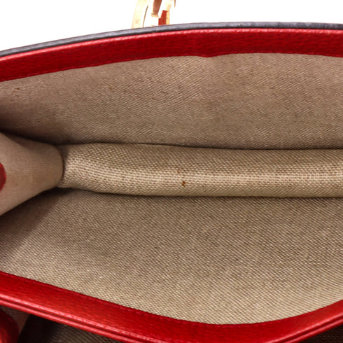 Interlocking Shoulder Bag Leather Small