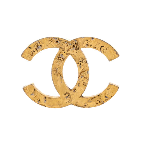 CC Brooch Textured Metal