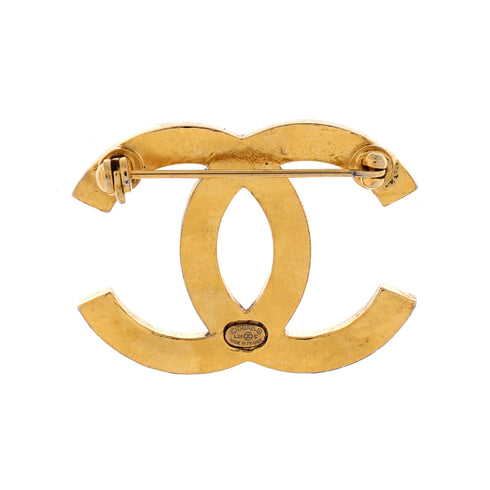 CC Brooch Textured Metal