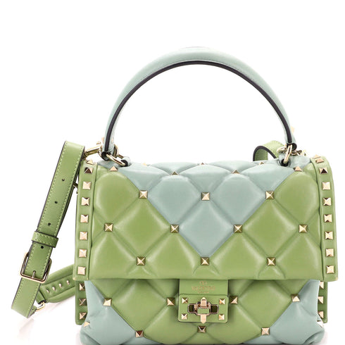 Candystud Top Handle Bag Leather Medium