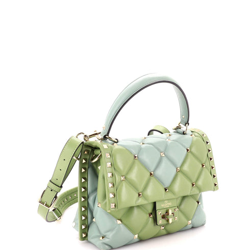 Candystud Top Handle Bag Leather Medium