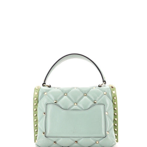 Candystud Top Handle Bag Leather Medium