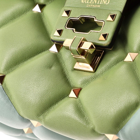 Candystud Top Handle Bag Leather Medium