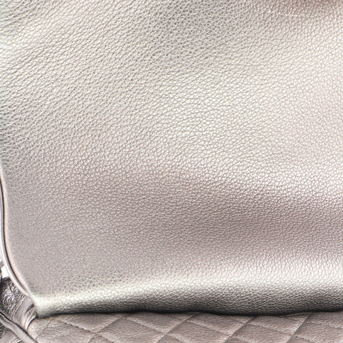 Casual Rock Airlines Flap Bag Quilted Goatskin Small